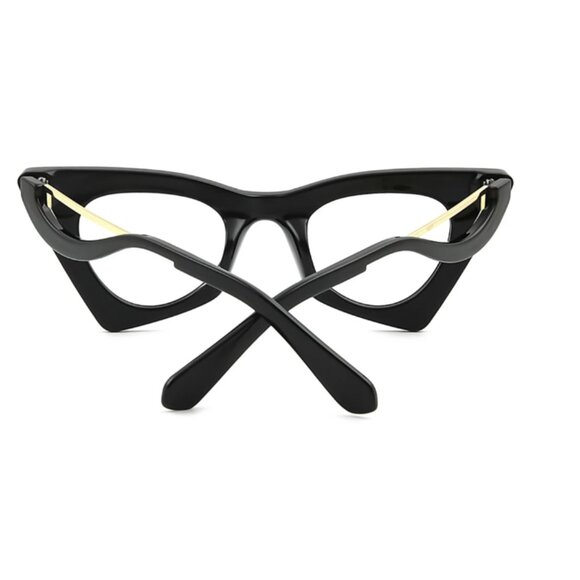 Funky glasses - black, red and white stripe - Picture 11 of 11